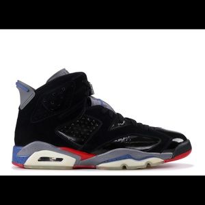 Nike Air Jordan 6 VI Retro Pistons Black Red Blue Big Kids size 5